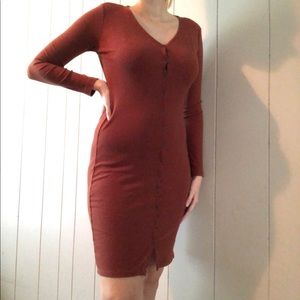 Mid length tight dress